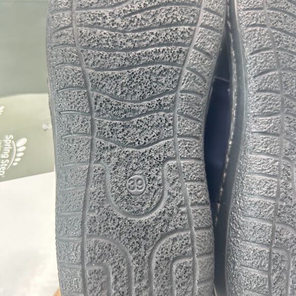 Spring Step Kaminia Leather Shoes Navy 18391-2204 Women's 8.5/EU 39 NWB Comfort - Picture 9 of 10